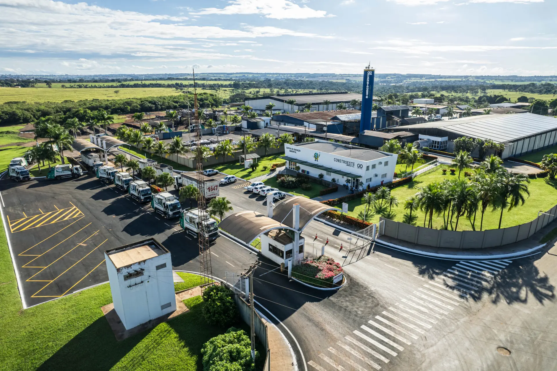 Foto do Centro de Educação Ambiental da Constroeste